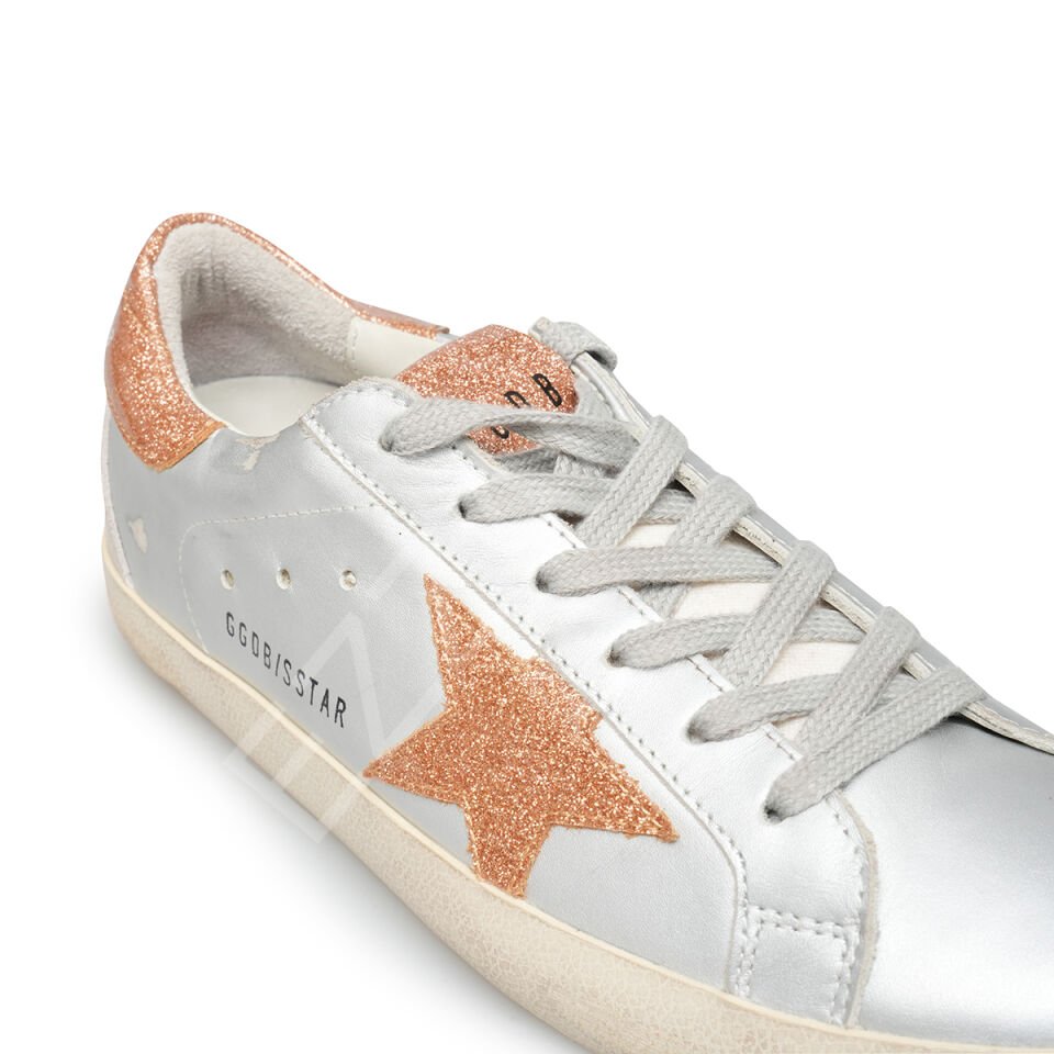 Gg 98 Gümüş Kahve Yıldız Kadın Ayakkabı
