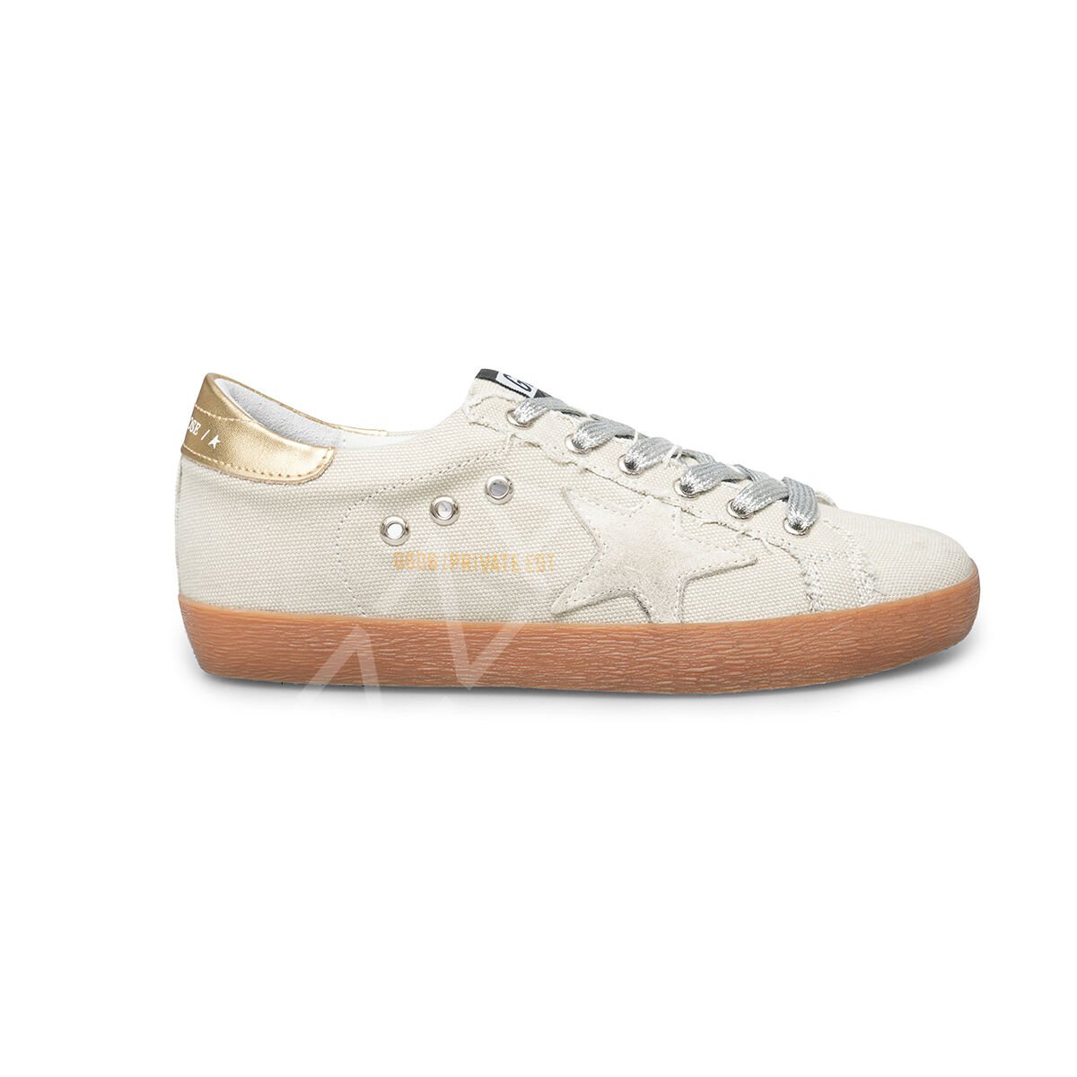 Gg 639 Gri Kumaş Arkası Gold Kadın Ayakkabı