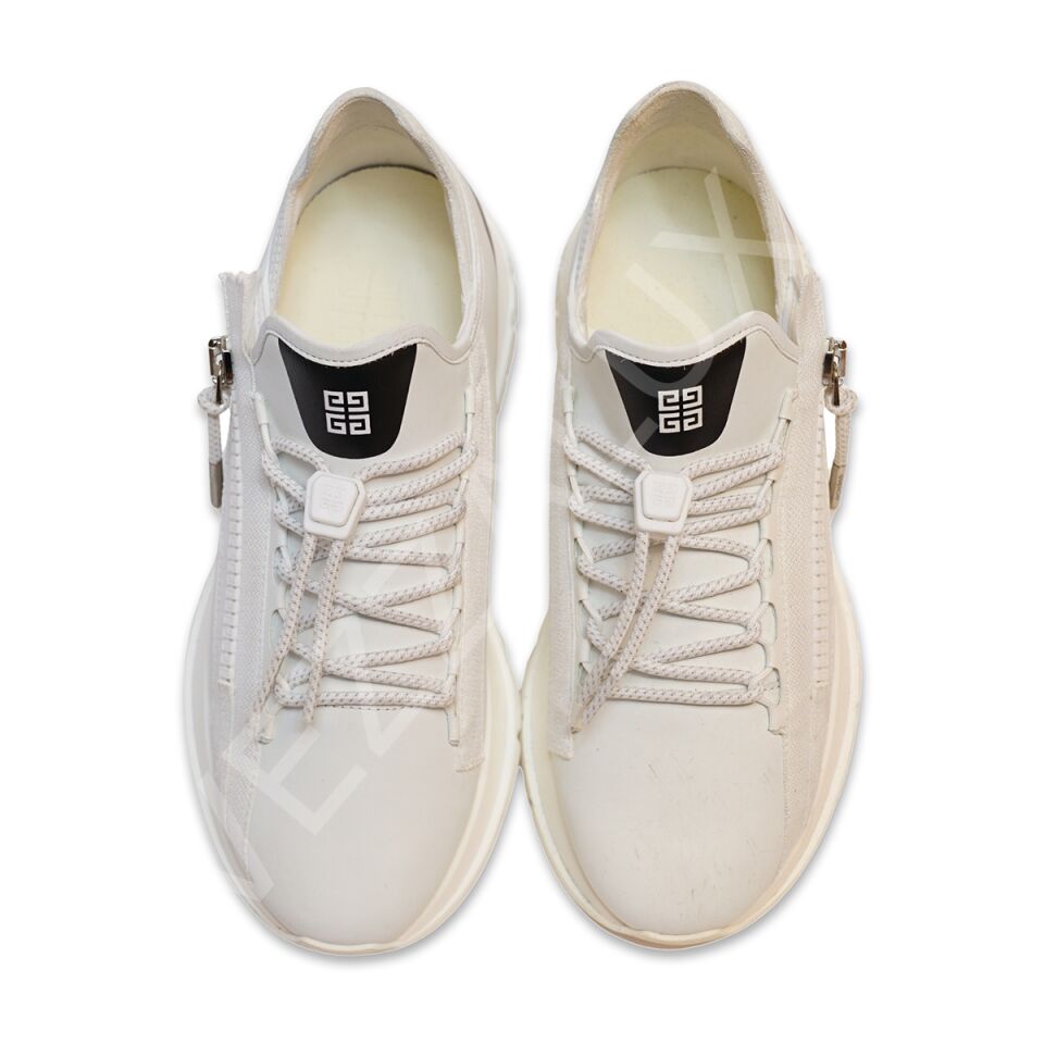 Givenchy 867 Beyaz Fermuarlı Erkek Ayakkabı