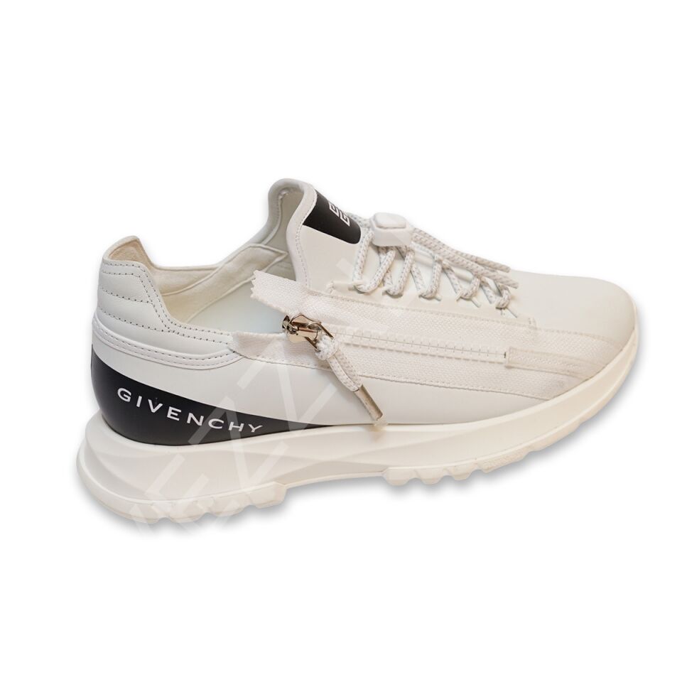 Givenchy 867 Beyaz Fermuarlı Erkek Ayakkabı