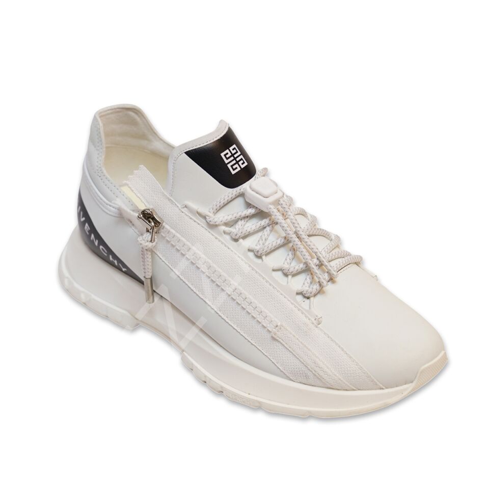 Givenchy 867 Beyaz Fermuarlı Erkek Ayakkabı