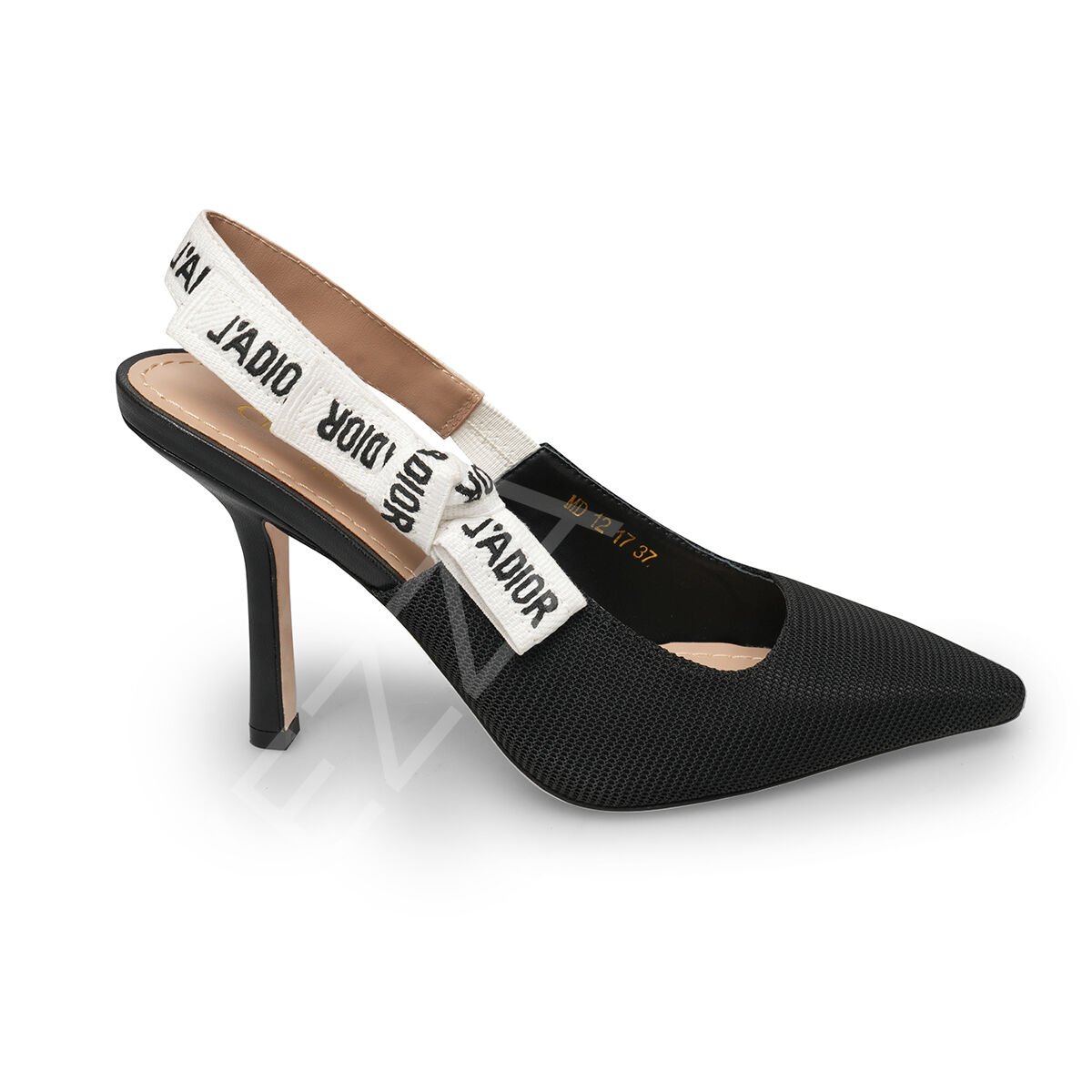 Dior T02 Siyah Kumaş Kadın Ayakkabı