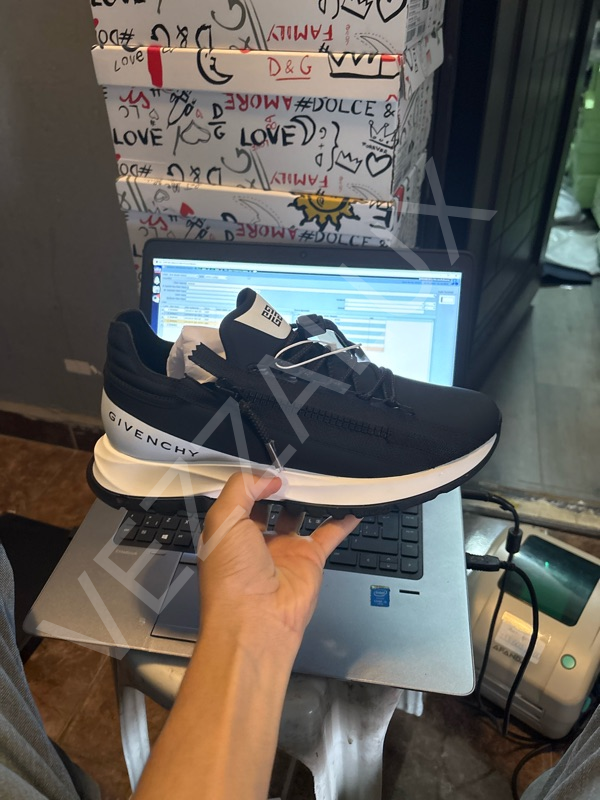 Givenchy 999 Full Siyah Taban Beyaz Erkek Ayakkabı