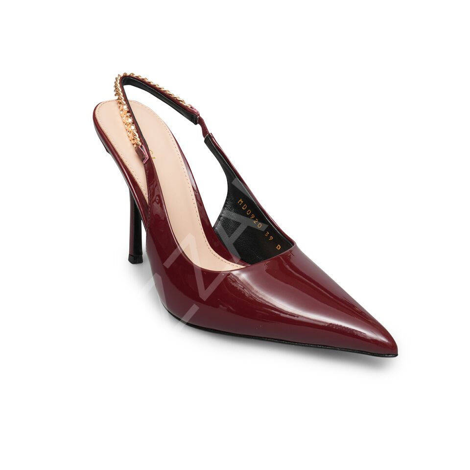 Gucci 701 Bordo Topuklu Kadın Ayakkabı