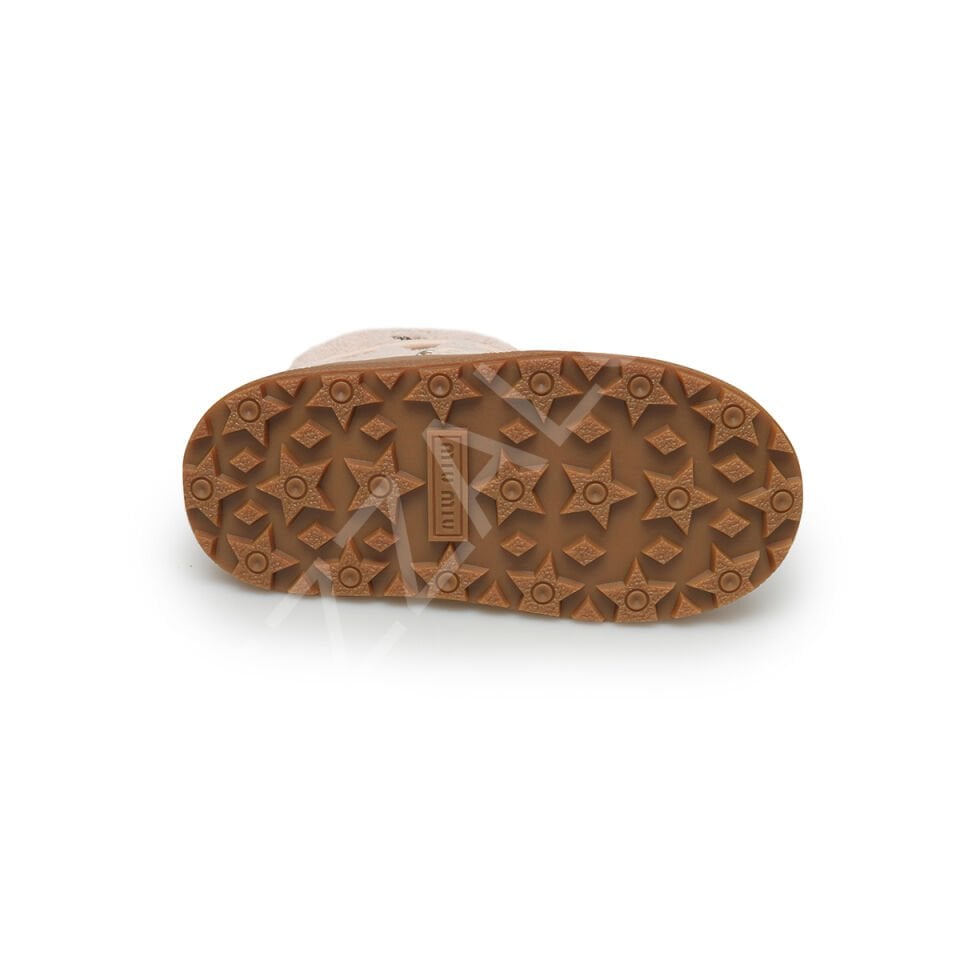 Miu 579 Krem Peluş Kadın Ayakkabı