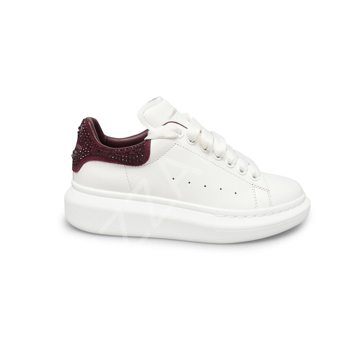 Mcq 19 Arkası Bordo Taşlı Kadın Ayakkabı