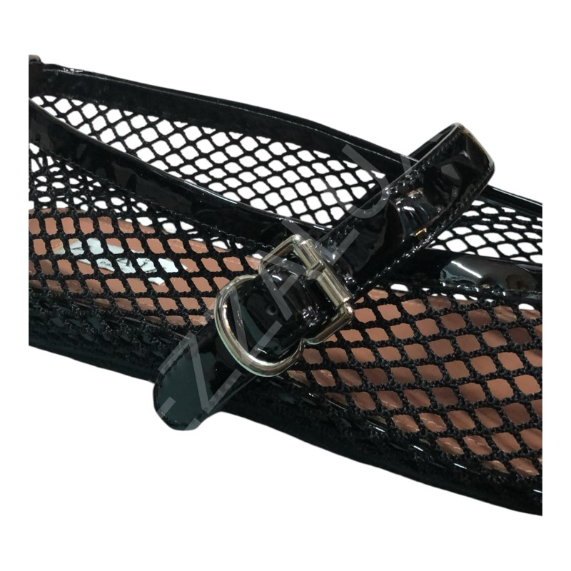 Alaia 08 Siyah File Kadın Ayakkabı