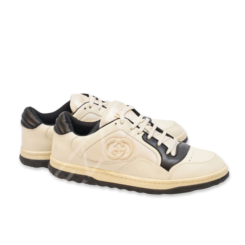 Gucci 949 Siyah Beyaz Erkek Ayakkabı