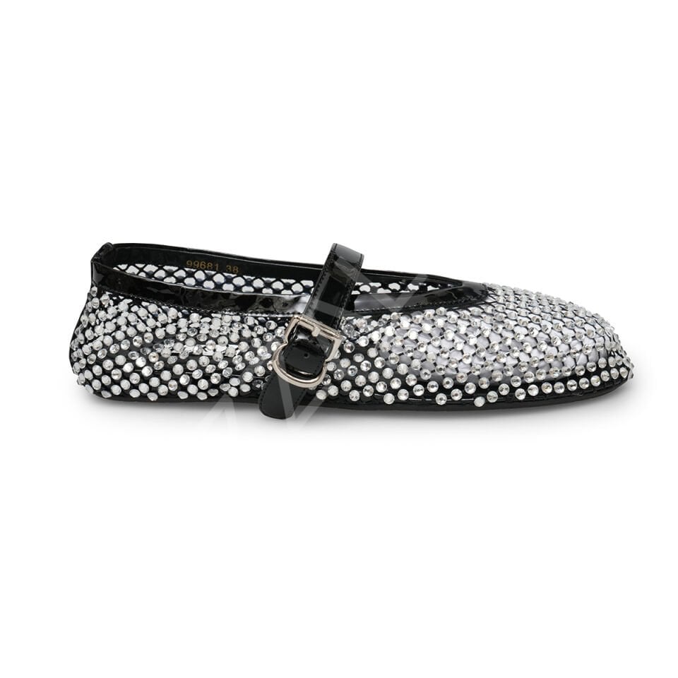 Alaia 727 Taşlı File Kadın Ayakkabı