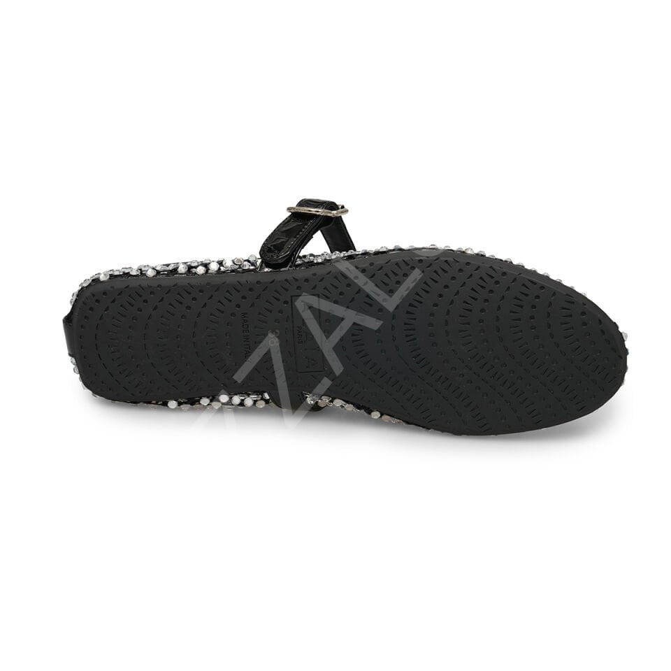 Alaia 727 Taşlı File Kadın Ayakkabı