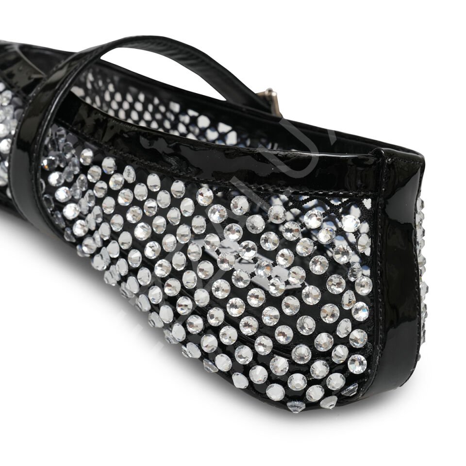 Alaia 727 Taşlı File Kadın Ayakkabı