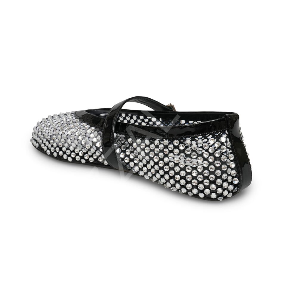 Alaia 727 Taşlı File Kadın Ayakkabı