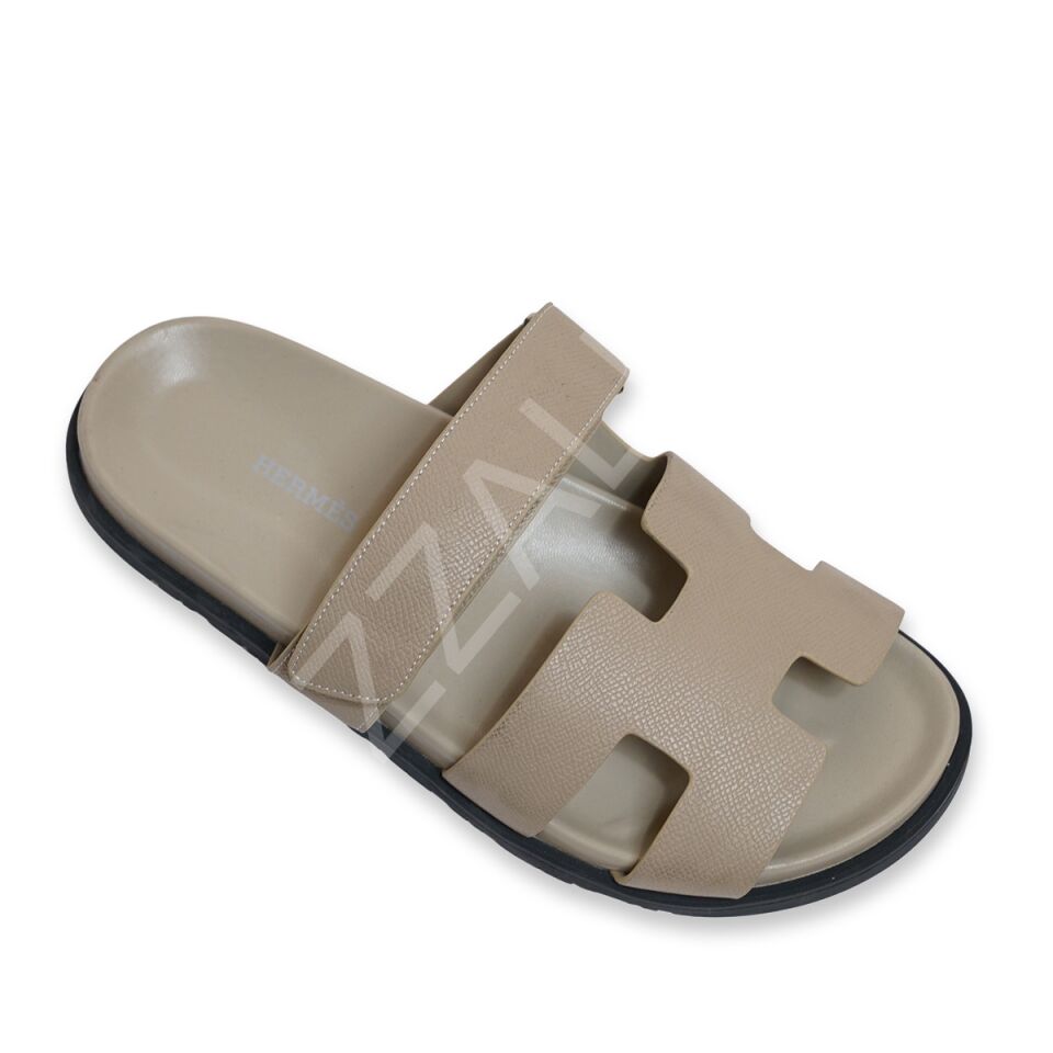 Hermes 969 Terlik Bej Erkek Ayakkabı