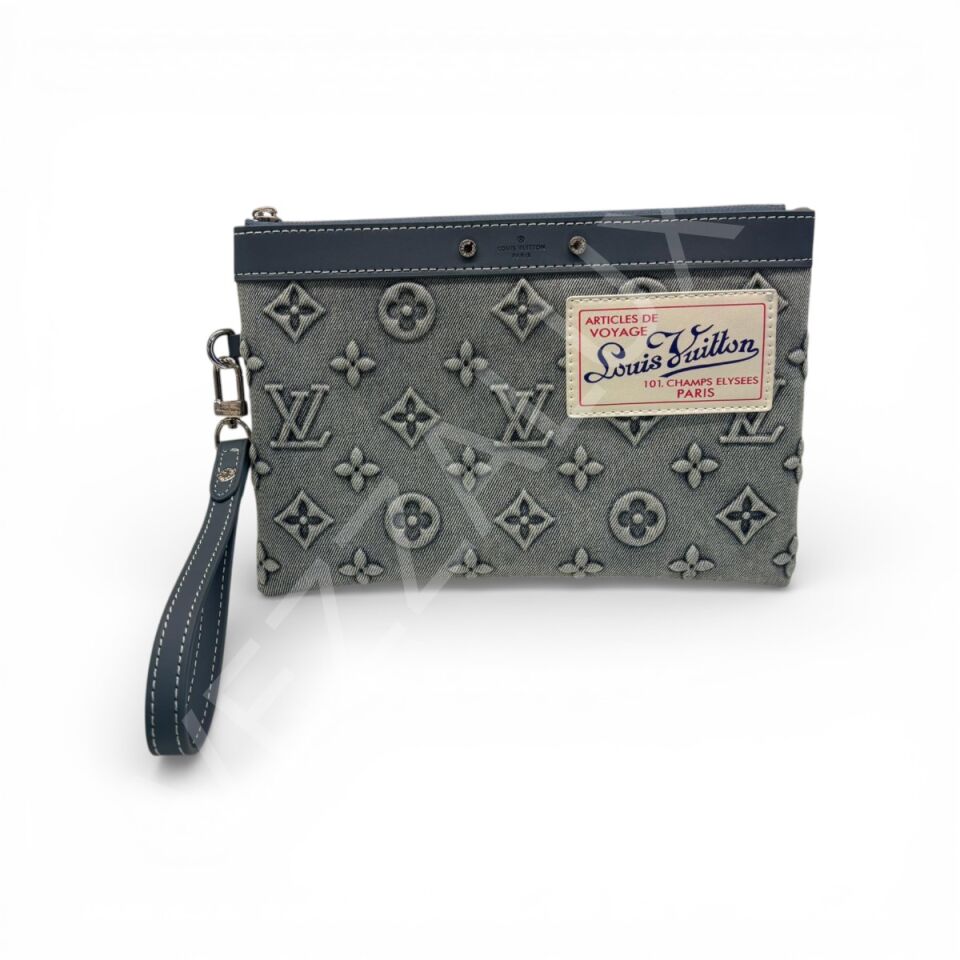 Lv 1131 Kot Desenli Clutch Erkek Çanta