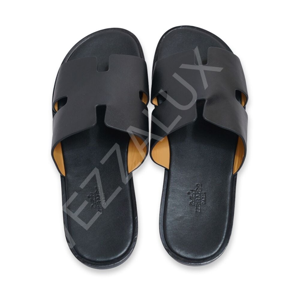 Hermes 970 Terlik Siyah Erkek Ayakkabı