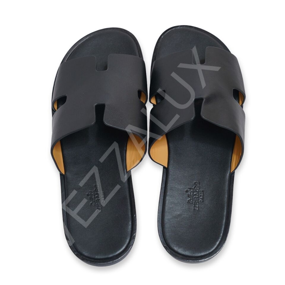 Hermes 970 Terlik Siyah Erkek Ayakkabı