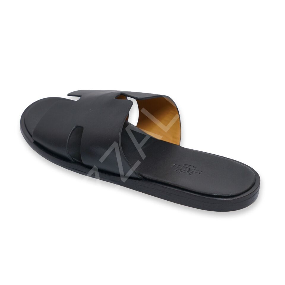 Hermes 970 Terlik Siyah Erkek Ayakkabı