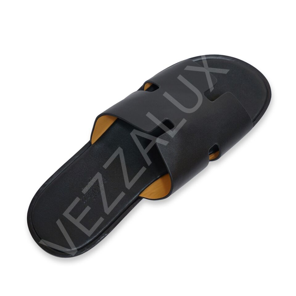 Hermes 970 Terlik Siyah Erkek Ayakkabı