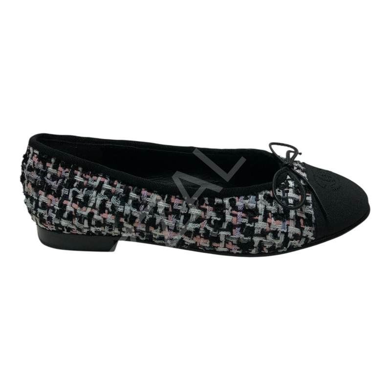 Chanel 03 Renkli Tüvit Kadın Ayakkabı