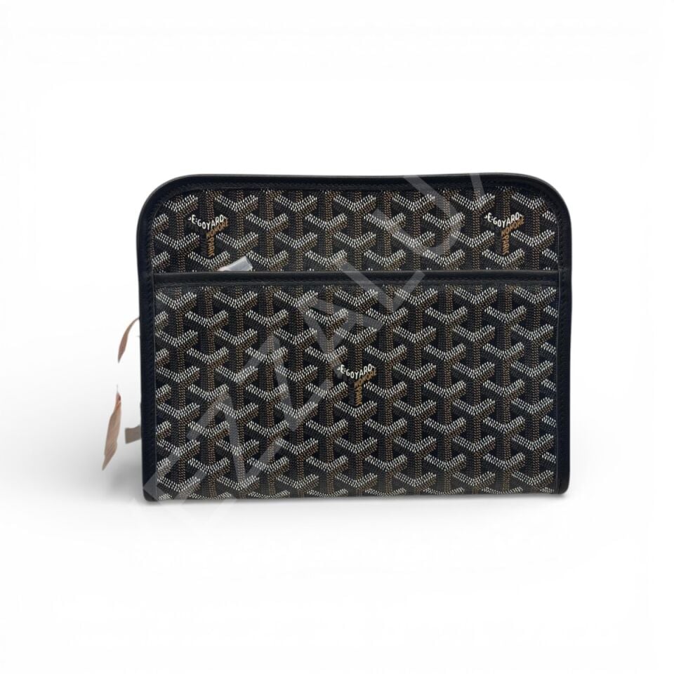 Goyard 1112 Fermuarlı Siyah Erkek Çanta