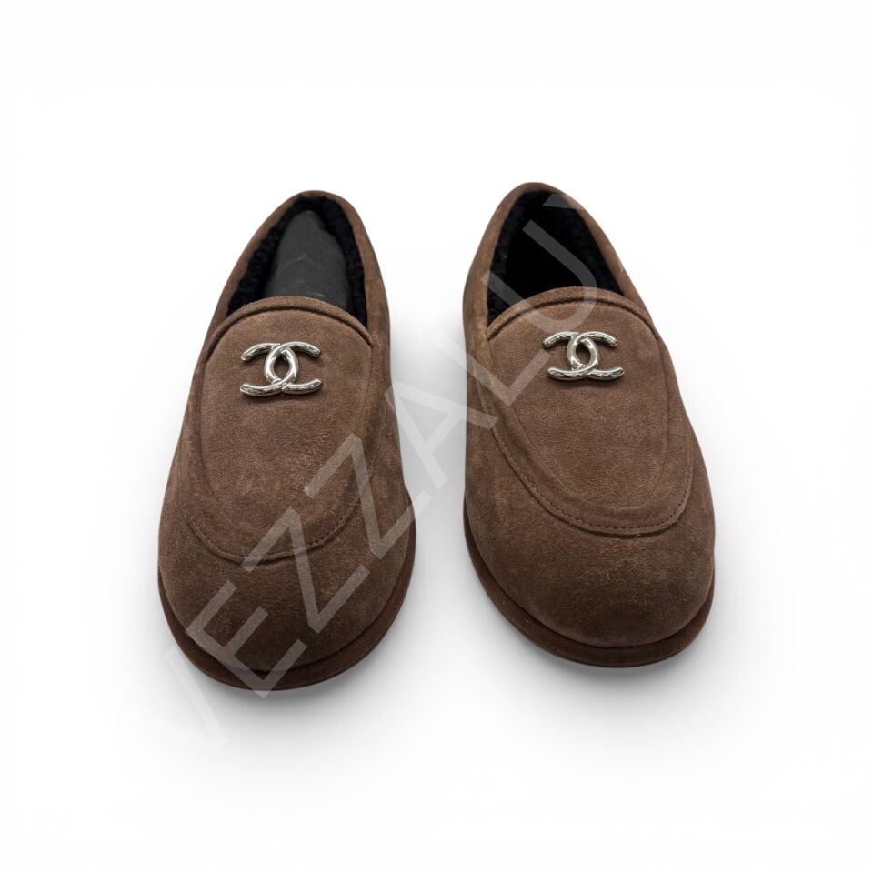 Chanel 669 Kürkü Vizon Loafer Kadın Ayakkabı