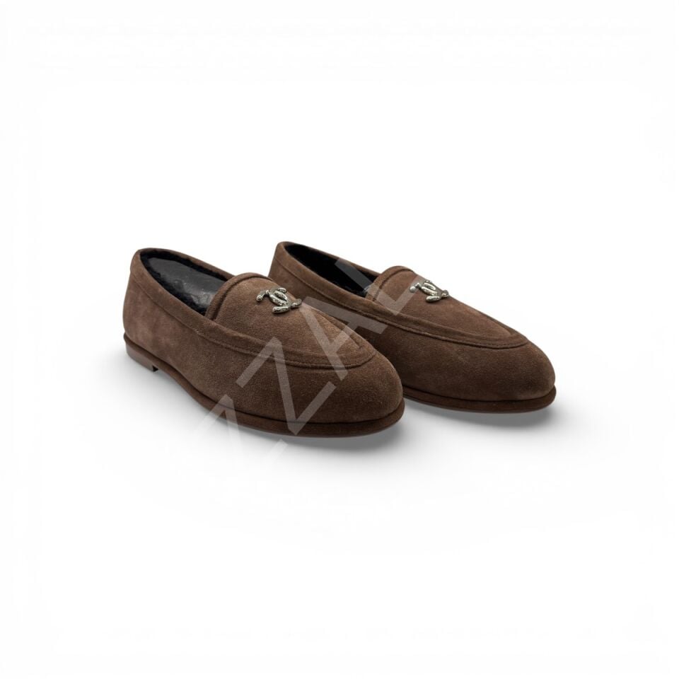 Chanel 669 Kürkü Vizon Loafer Kadın Ayakkabı