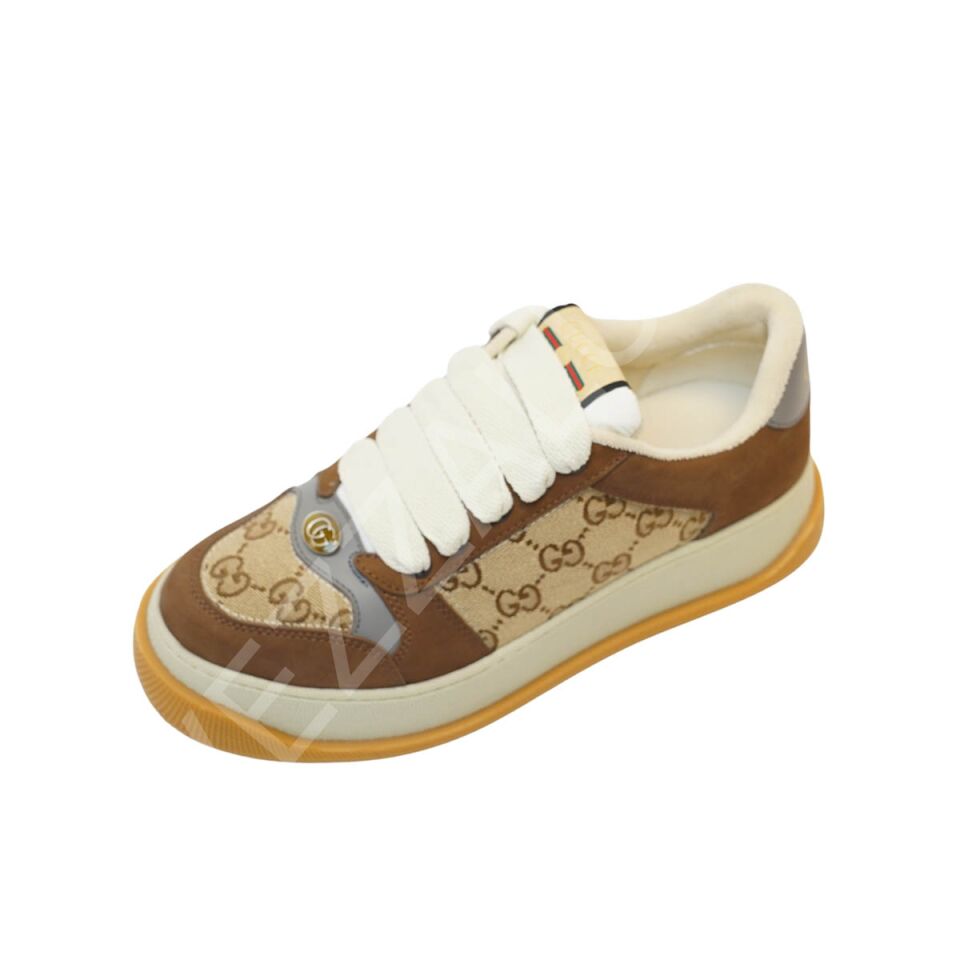 Gucci 1017 Kuhve Arkası Gri Erkek Ayakkabı