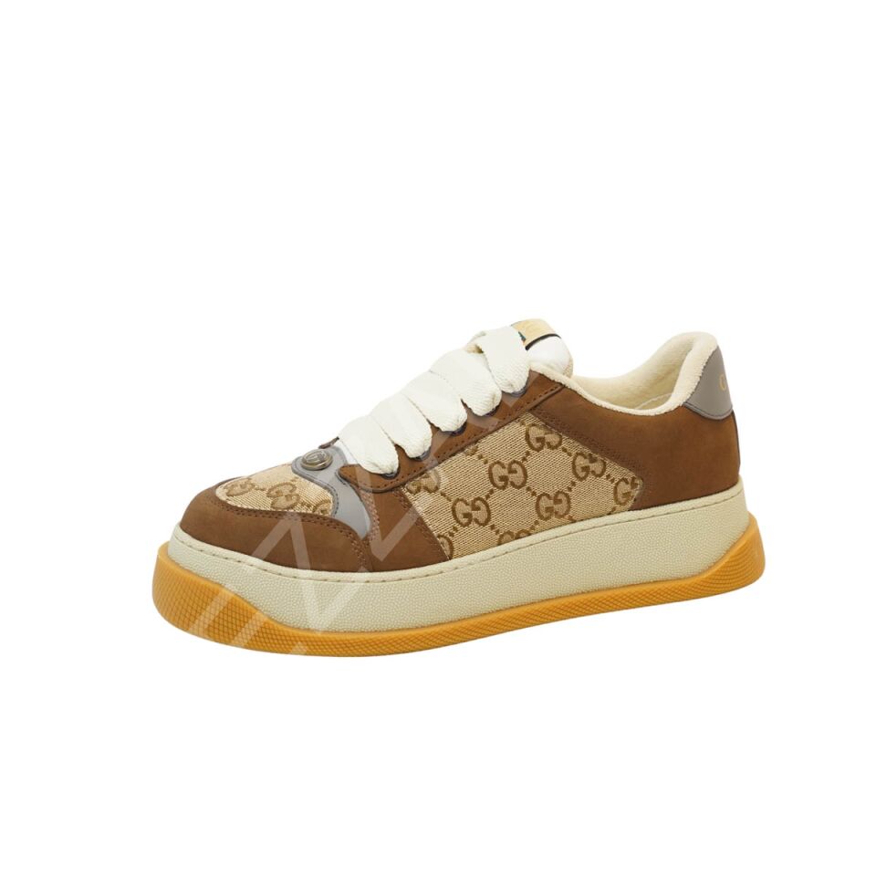 Gucci 1017 Kuhve Arkası Gri Erkek Ayakkabı