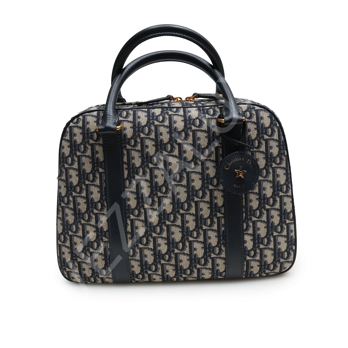 Dior 01 275-410 D-Vibe Bowling Bag 25*16*9,5 Medium Lacivert Kadın Çanta