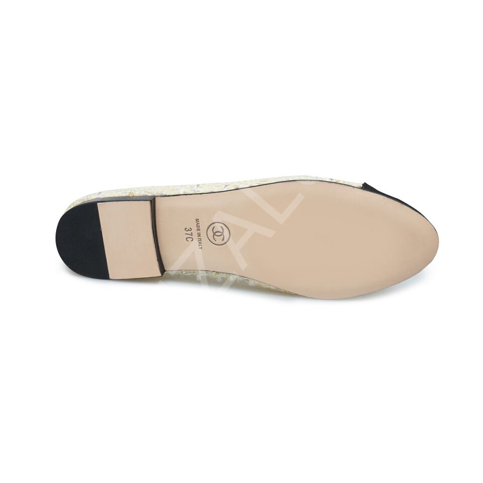 Chanel 29 Sarı Tüvit Kadın Ayakkabı