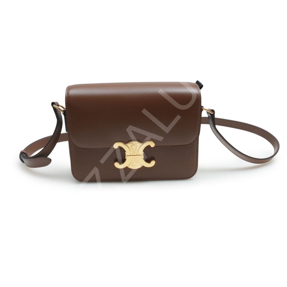 Celine Teen Trıomphe  18,5*13,5*7 Small Kahverengi Kadın Çanta