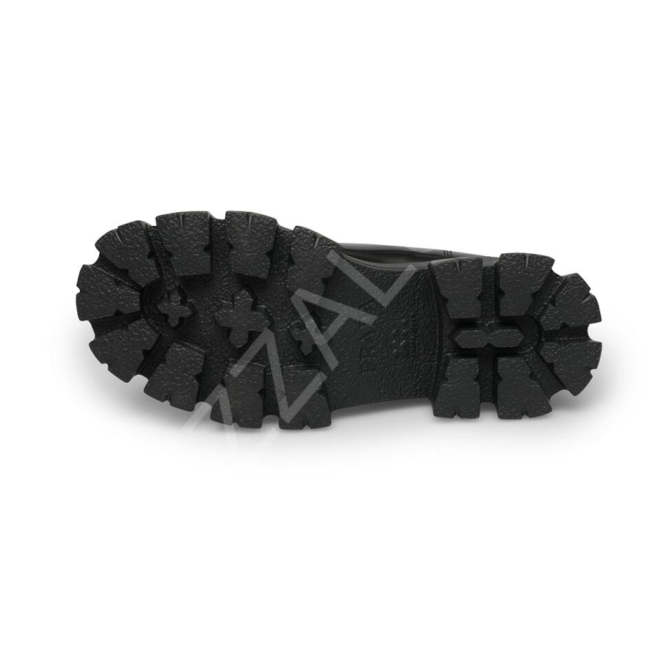 Prada 08 Siyah Yarım Bot Kadın Ayakkabı