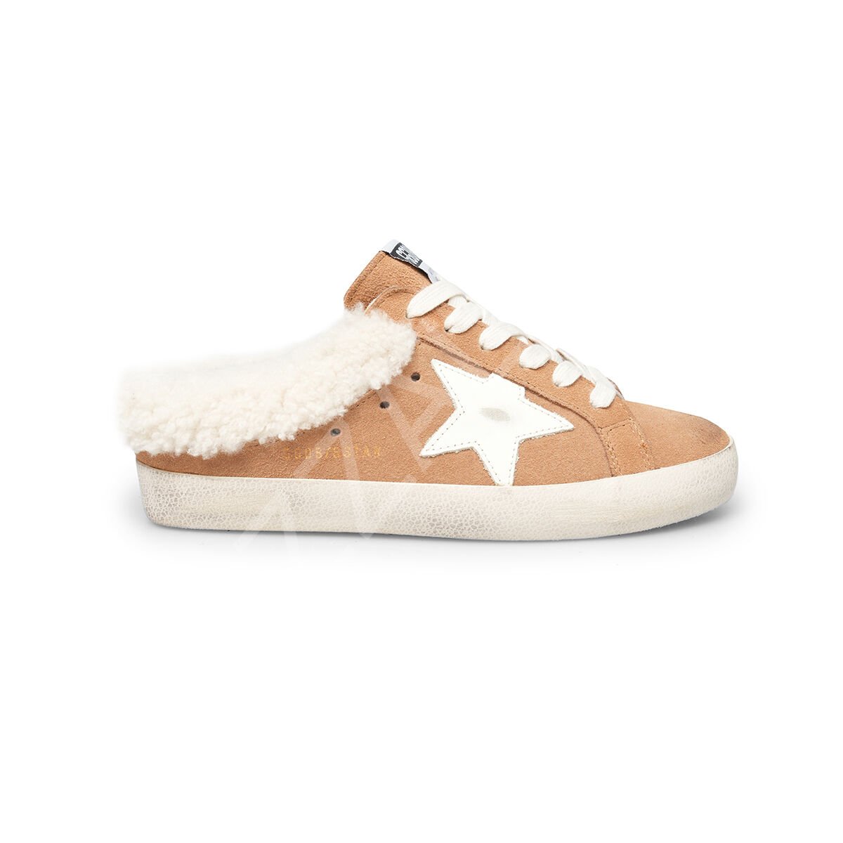 Gg 609 Tüylü Taba Terlik Kadın Ayakkabı