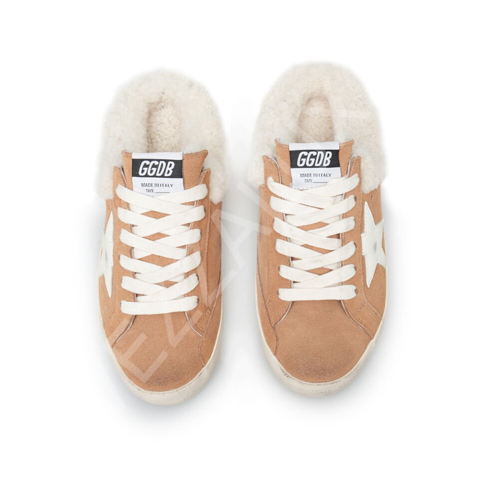 Gg 609 Tüylü Taba Terlik Kadın Ayakkabı