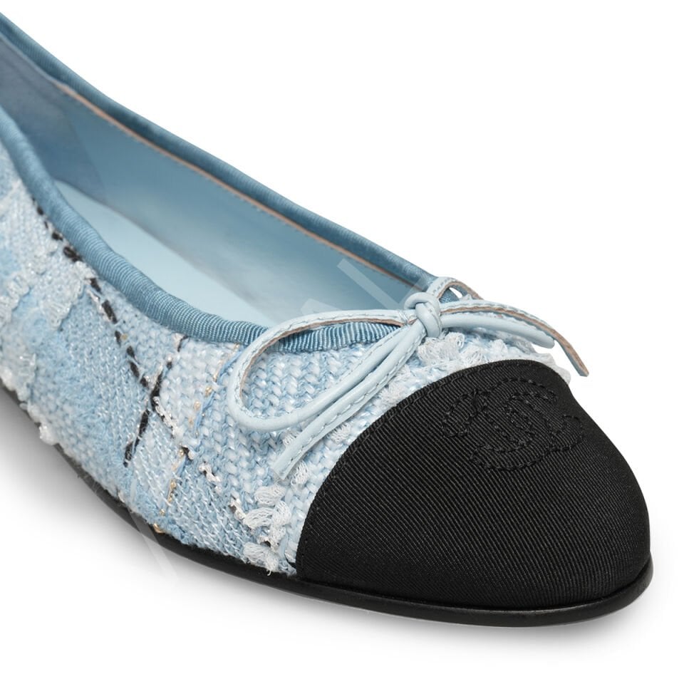 Chanel 01 Mavi Siyah Kadın Ayakkabı