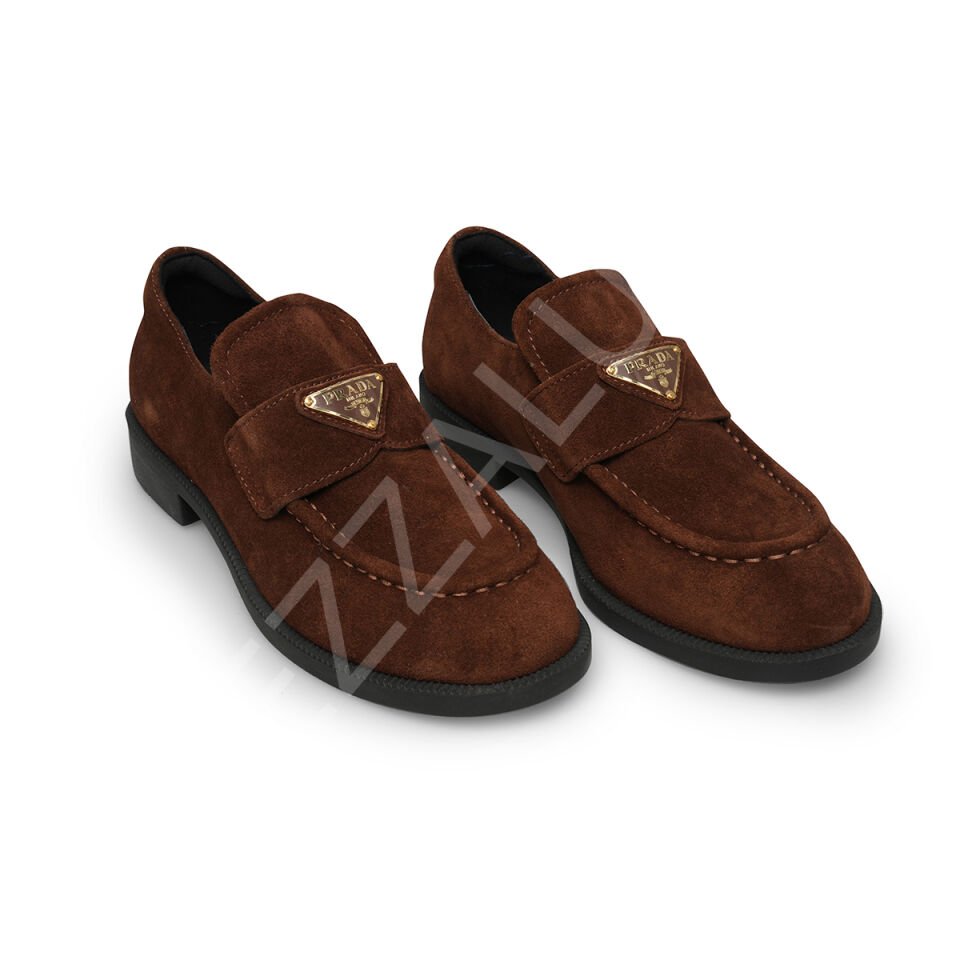 Prada 655 Süet Kahve Kadın Ayakkabı