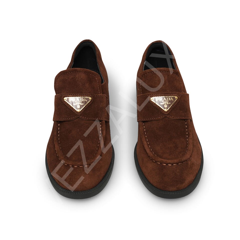 Prada 655 Süet Kahve Kadın Ayakkabı
