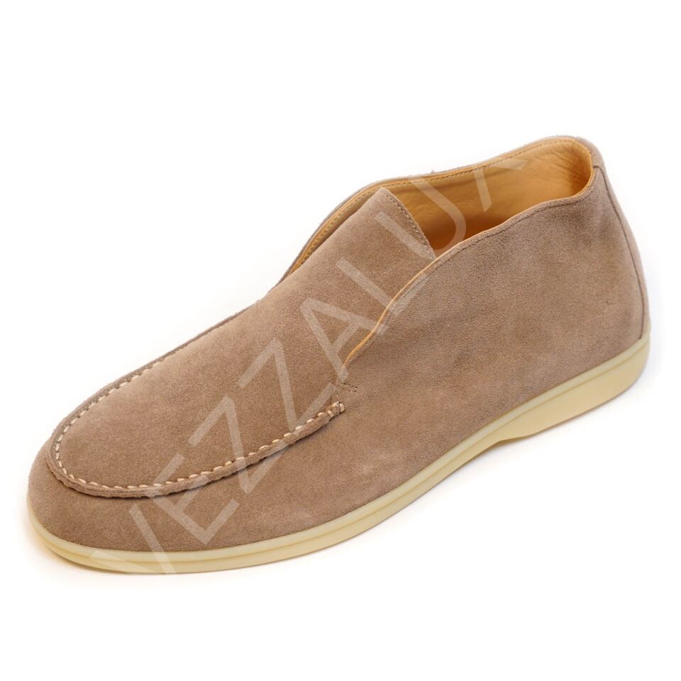 Lora 914 Krem Boğazlı Erkek Ayakkabı