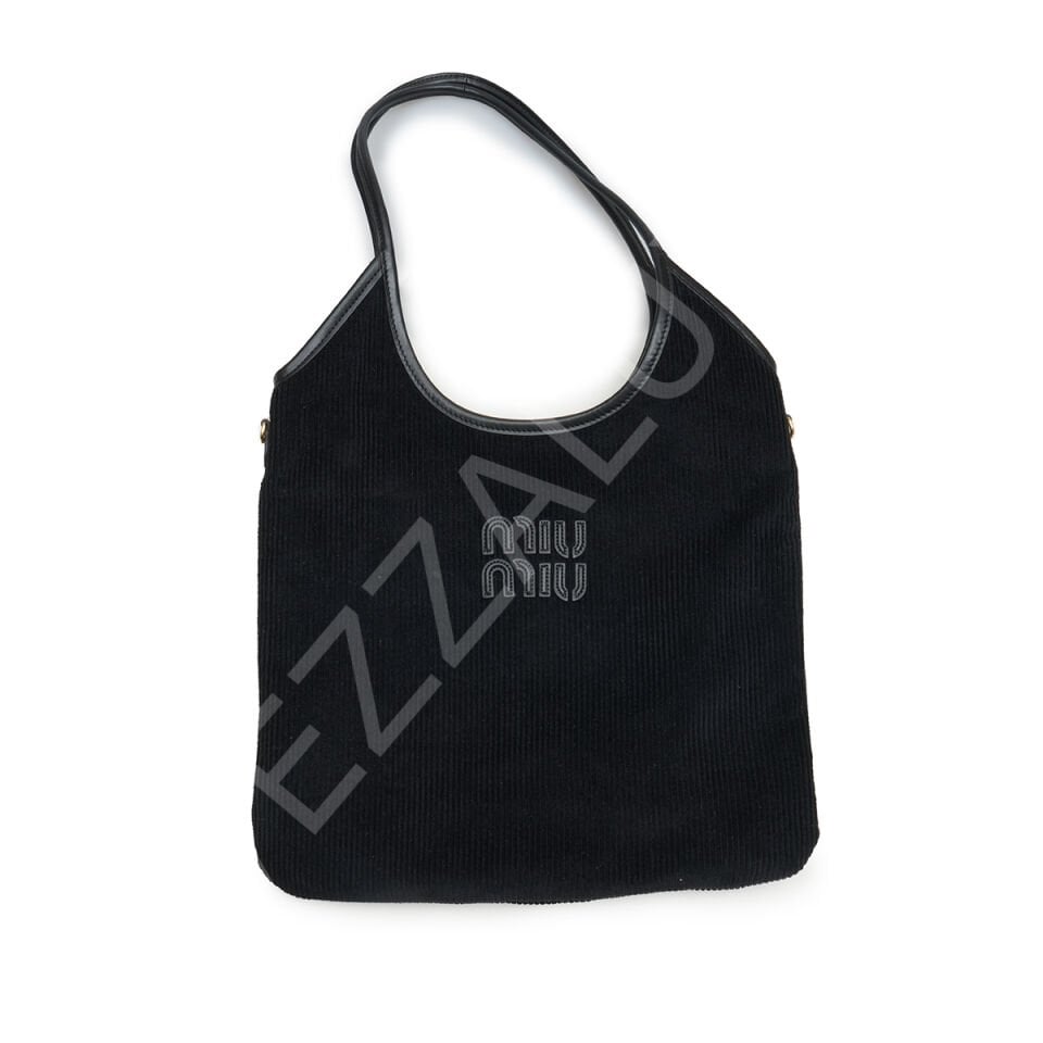 Miu Lvy Tote Bag  Standart Siyah Kadın Çanta