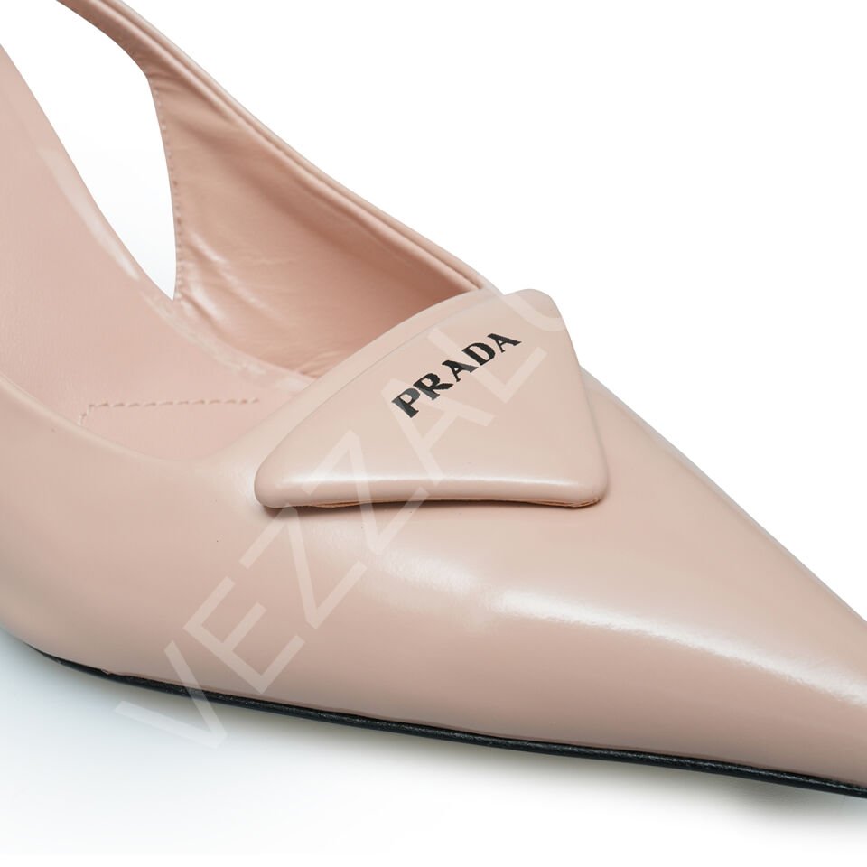 Prada 703 Pudra Topuklu A.Açık Kadın Ayakkabı