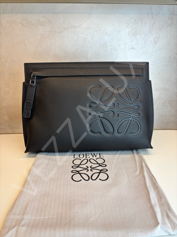 Loewe 1078 Siyah Deri Çanta Erkek Çanta