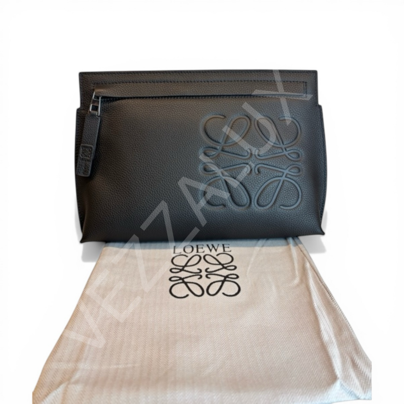 Loewe 1078 Siyah Deri Çanta Erkek Çanta