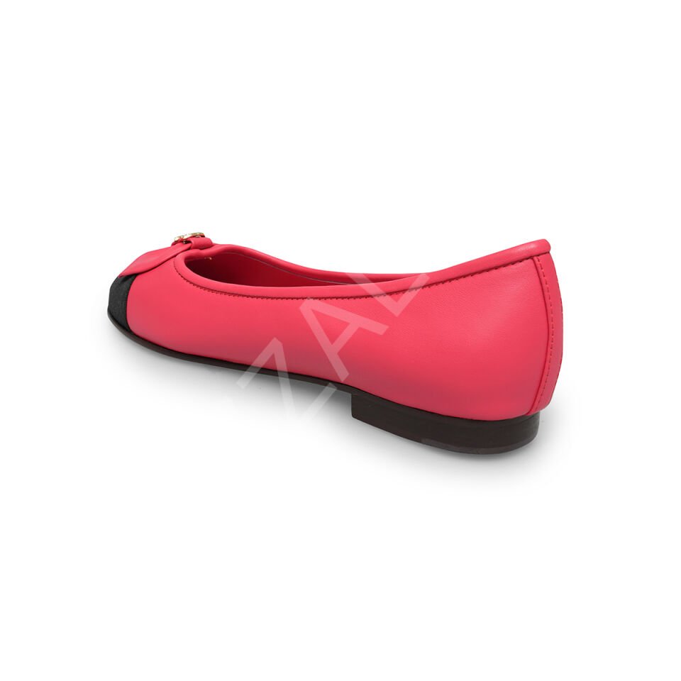 Chanel 28 Pembe U.Siyah Kumaş Kadın Ayakkabı