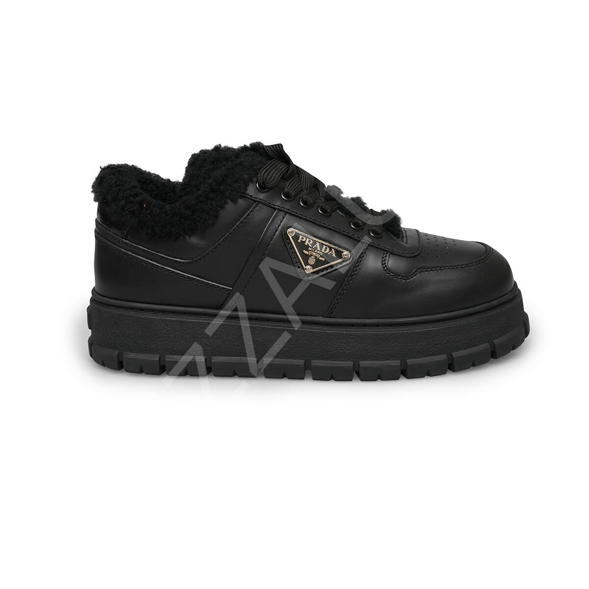 Prada 11 Tüylü Kısa Bot Kadın Ayakkabı