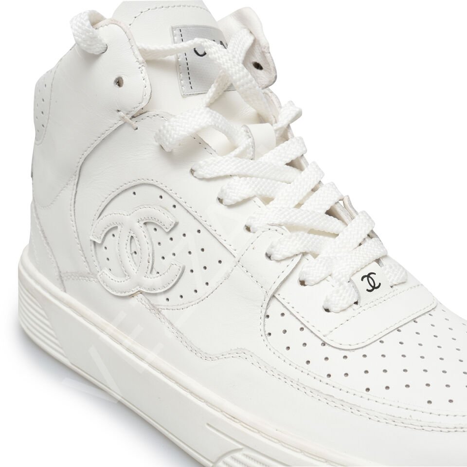 Chanel B01 Beyaz Boğazlı Kadın Ayakkabı