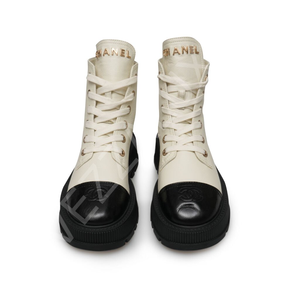 Chanel B04 Beyaz Bot Kadın Ayakkabı