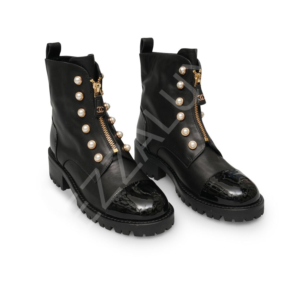 Chanel B20 Beyaz İncili Kadın Ayakkabı