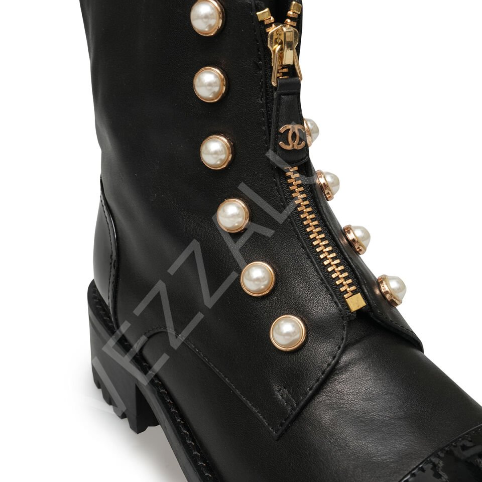 Chanel B20 Beyaz İncili Kadın Ayakkabı