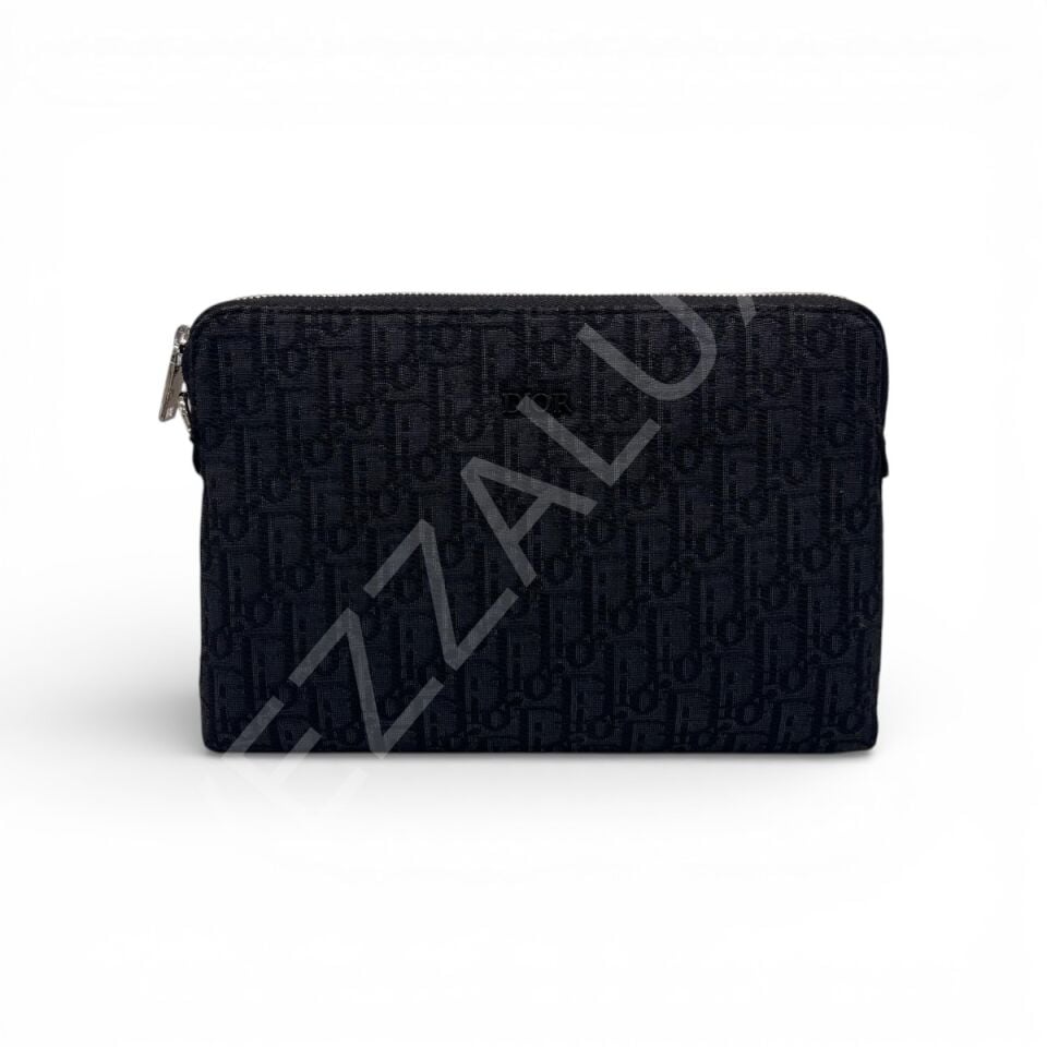 Dior 1096 Siyah Logolu Saplı Erkek Çanta