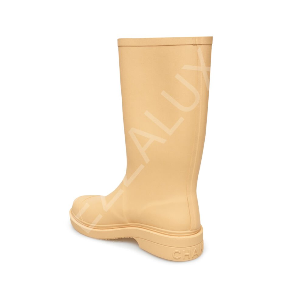 Chanel Y02 Krem Yağmurluk Kadın Ayakkabı